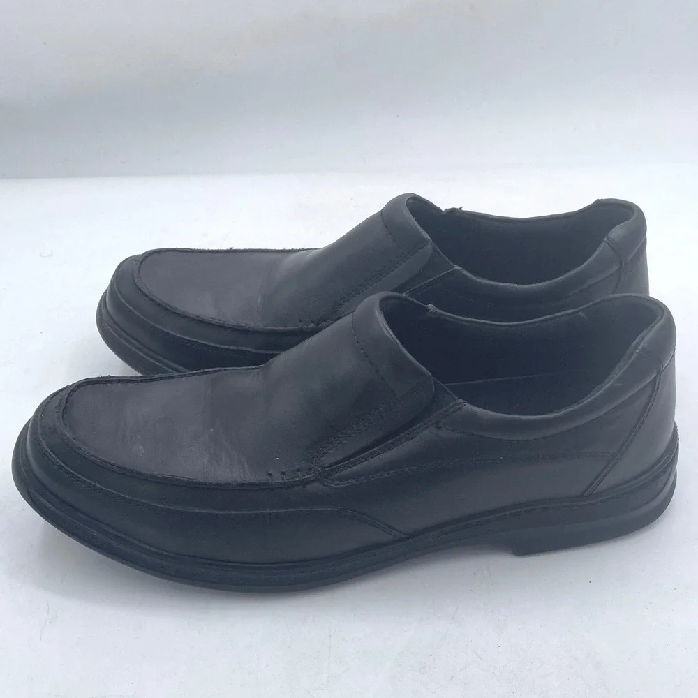 Clarks black leather